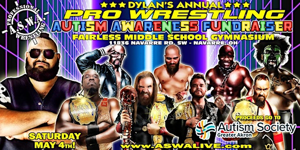 Autism Awareness Fundraiser 2024: ASWA Live Pro Wrestling!