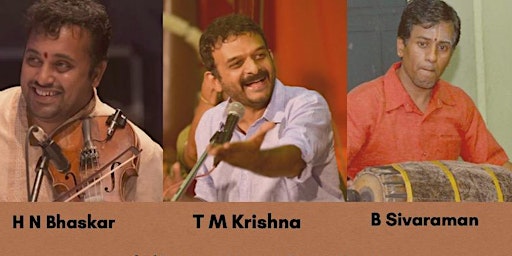 Concert by T M Krishna, HN Bhaskar, B Sivaraman primary image