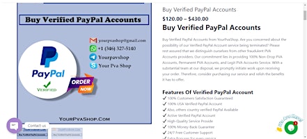 Imagem principal do evento Best Sites To Buy Verified PayPal Accounts in 2024