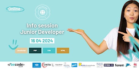 Hauptbild für BeCode Ghent - Info Session - Junior Developer