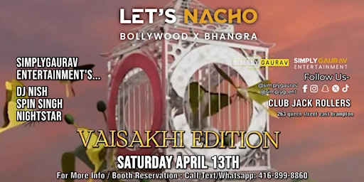 Imagen principal de LET'S NACHO | VAISAKHI Edition