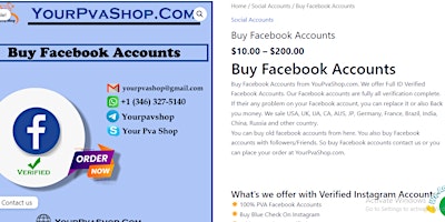 Buy Facebook Accounts primary image