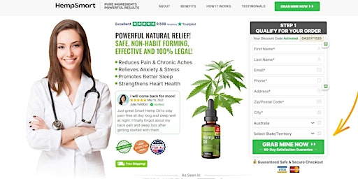 Imagen principal de PureSmart™ Hemp Oil Au: Harnessing Nature's Power for Wellness!