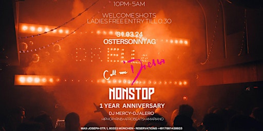 1 YEAR NONSTOP x CALL ME DRELLA  primärbild