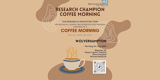 Immagine principale di Research Champion Coffee Morning 
