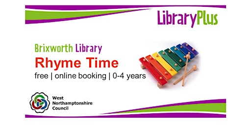 Primaire afbeelding van 9:30am Rhyme Time at Brixworth Library