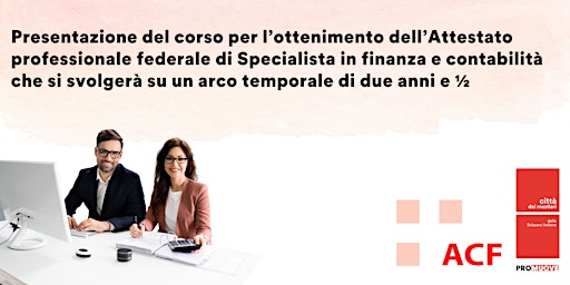 Presentazione corso di Specialista in finanza e contabilità APF  primärbild