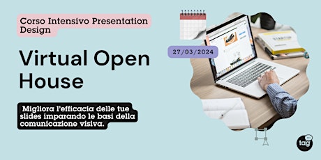 Imagem principal do evento Virtual Open House |  Corso Intensivo Presentation Design