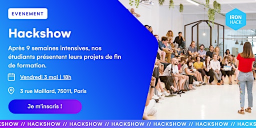 Hackshow - Présentation des projets finaux  primärbild