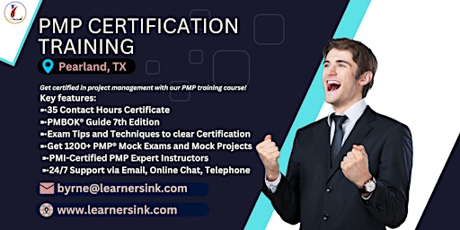 PMP Exam Prep Certification Training Courses in Pearland, TX primary image