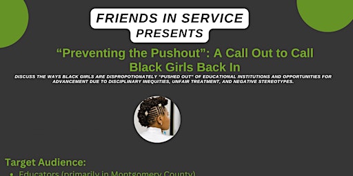 Imagen principal de "Preventing the Pushout": A Call Out to Call Black Girls Back In