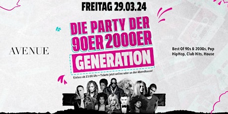 Die Party der 90er & 2000er Generation