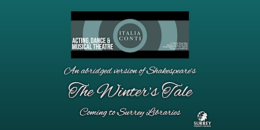 Immagine principale di Shakespeare's The Winter's Tale is coming to Farnham Library 