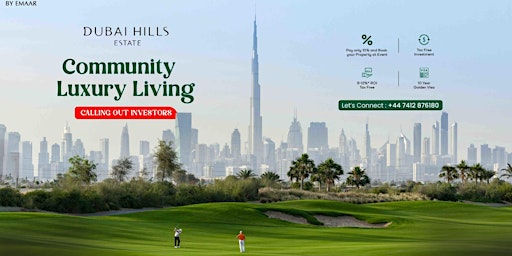 Imagem principal de Dubai Hills Estate Investors Sales Event