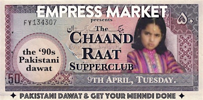 Primaire afbeelding van The 1992 Pakistani Chaand Raat Supperclub