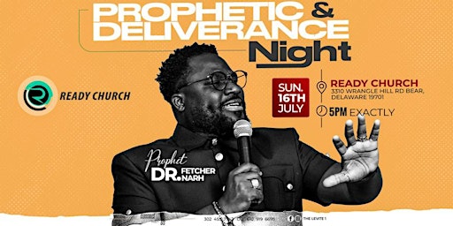 Imagem principal do evento Prophetic & Deliverance Night