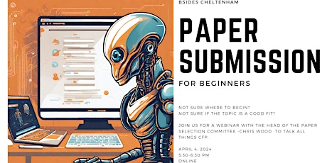 BSides Cheltenham - A Beginners Guide To Paper Submission