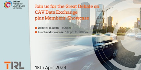 The Great Debate on CAV Data Exchange & Showcase