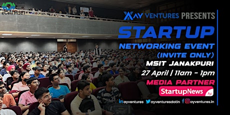 Startup Networking Event (Invite Only) by AY Ventures