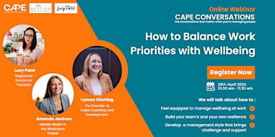 Imagen principal de How managers can balance work priorities with wellbeing