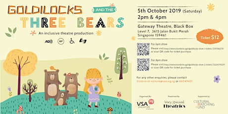 Goldilocks And The Three Bears (4pm show) primary image