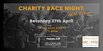 Immagine principale di Charity Race Night with curry 