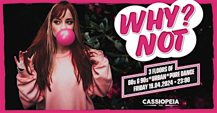 WhyNot Party - Disco, Pop, Indie, Dance, Urban - 3 Floors & Outdoor Area