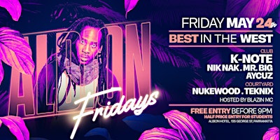 Primaire afbeelding van Albion Fridays // K-Note // May 24th, 2024