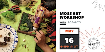 Imagem principal do evento Moss Art Workshop w/Potahto