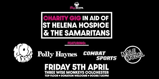 St Helena Hospice and The Samaritans Charity Gig primary image