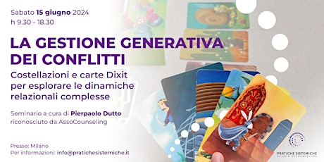 LA GESTIONE GENERATIVA DEI CONFLITTI - seminario professionale