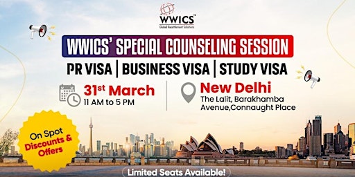 Hauptbild für WWICS Mega Immigration Seminar Delhi