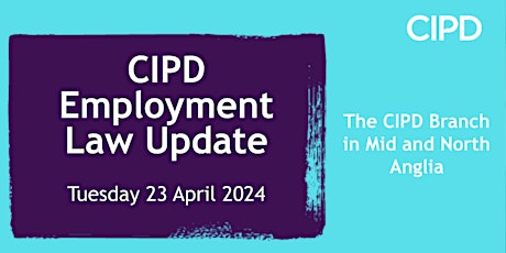 CIPD Employment Law Update primary image