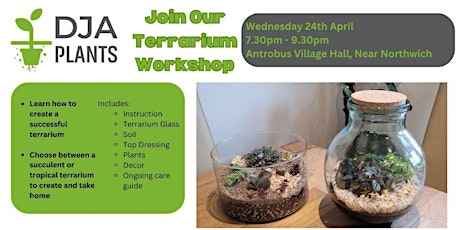 Terrarium Workshop - Antrobus Village Hall, Cheshire