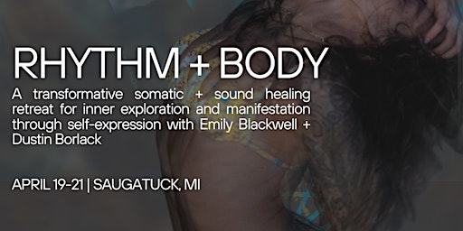 Imagem principal do evento Breathwork, Somatics + Sound Healing Retreat in Saugatuck, MI 4/19-4/21