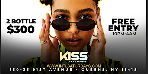 Imagem principal do evento intl Saturdays at Kiss Nightclub in Queens #intl