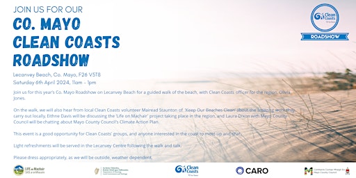 Clean Coasts Co. Mayo Roadshow : Walk on Lecanvey Beach