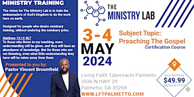 Immagine principale di The Ministry Lab: Preaching the Gospel 