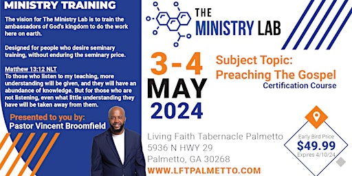 Primaire afbeelding van The Ministry Lab: Preaching the Gospel