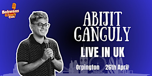 Abijit Ganguly - Live in UK (Orpington) primary image