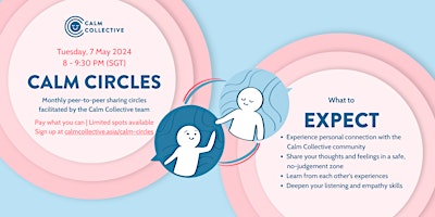 Imagem principal do evento Calm Circles: 7 May 2024 (Mental Health)