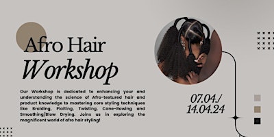 Imagen principal de Afro Hair Workshop for HMU Artists