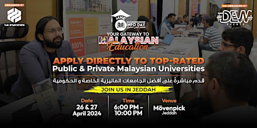 Imagem principal do evento التعليم العالي في ماليزيا | MALAYSIAN HIGHER EDUCATION INFO DAY: JEDDAH