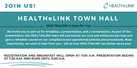 HEALTHeLINK Town Hall