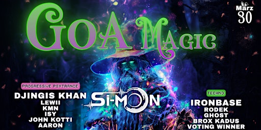 Imagem principal do evento Goa Magic w/ Si-Moon & KDN w/ Ironbase