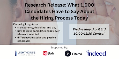 What 1,000 Candidates Have to Say About the Hiring Process Today