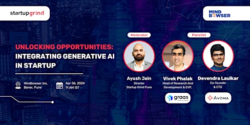 Imagem principal do evento Unlocking Opportunities: Integrating Generative AI in Startup