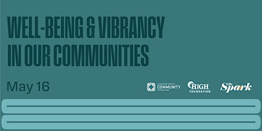 Imagen principal de Shaping Tomorrow Community Conversation: Well-Being and Vibrancy