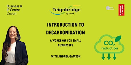 Introduction to Decarbonisation for Small Businesses (ONLINE)