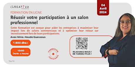 Formation Réussir votre participation à un salon professionnel - En ligne